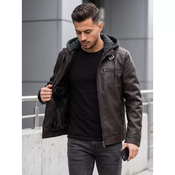  Moška jakna DSTREET TX5148 RJAVA 