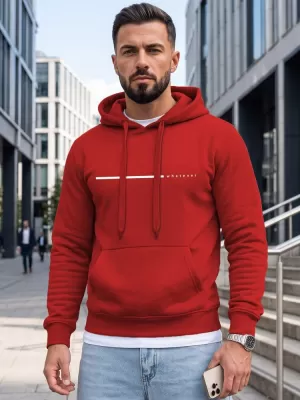 Moški pulover DSTREET NX5128BX-18-09 RDEČA