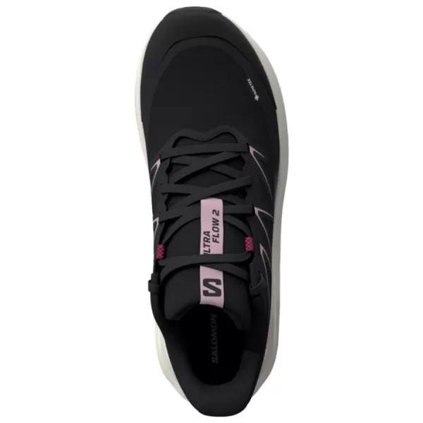  Ženski čevlji SALOMON ULTRA FLOW 2 GORE-TEX L49299500 ČRNA/ZORA ROZA/VANILIJA LED 