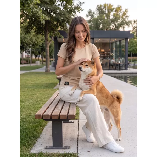  Ženska majica s kratkimi rokavi ALTISPORT NP/ALWST26001 PESEK 