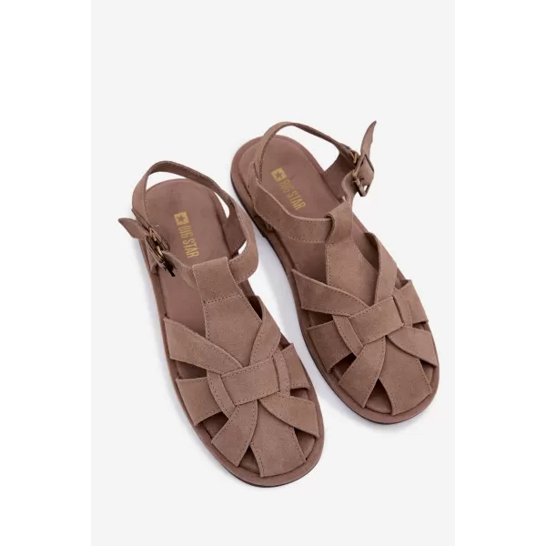  Ženske sandale BIG STAR SHOES TT274250 BEŽ 