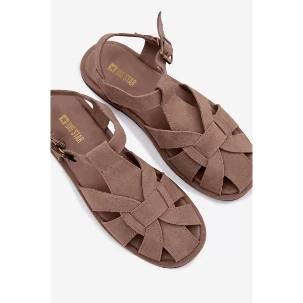  Ženske sandale BIG STAR SHOES TT274250 BEŽ 