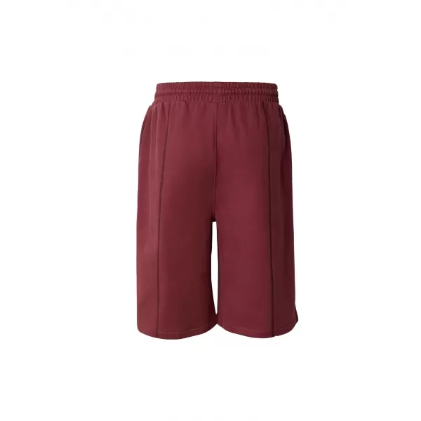  Moške kratke hlače Bermuda URBAN CLASSICS TB8439-22408 TEMNO OPEČNATO RDEČA 