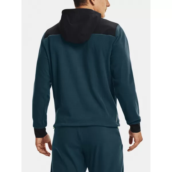  Moški pulover UNDER ARMOUR UA RUSH FLEECE HOODIE 1366177-413 MODRA 