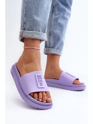 Ženski copati BIG STAR SHOES LL274426 VIJOLIČNA
