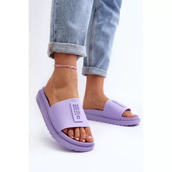  Ženski copati BIG STAR SHOES LL274426 VIJOLIČNA 