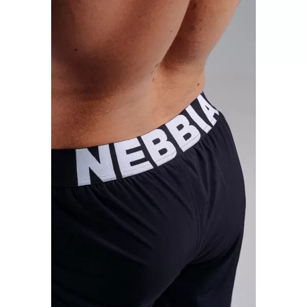  Dvoplastne kratke hlače za trening NEBBIA PRIMAL 878 ČRNA 