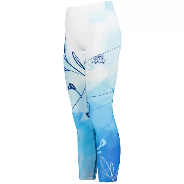  Ženske vrhunske dolge pajkice (nove velikosti) ALTISPORT VOJ/ALW083LEG05 BELO MODRA 