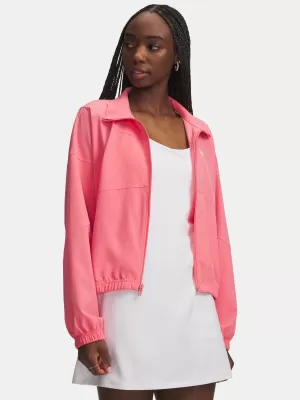 Ženska jakna UNDER ARMOUR RIVAL WOVEN JACKET 1389631-600 ROZA