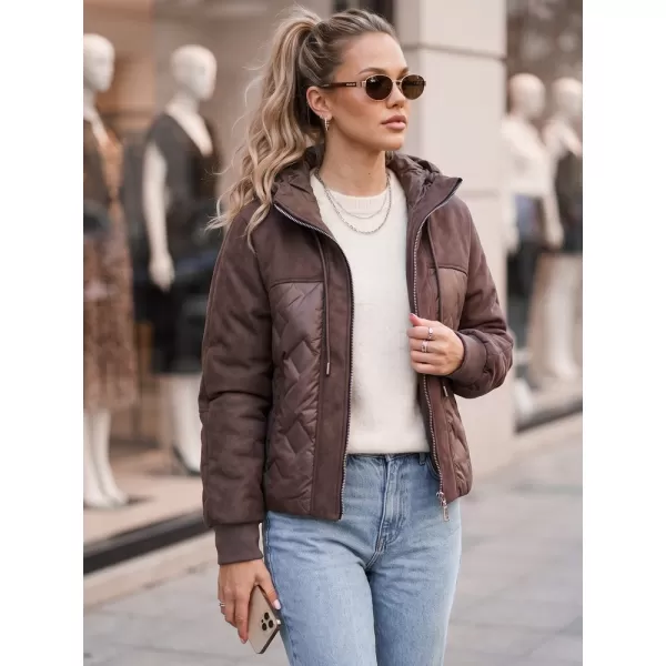  Ženska jakna DSTREET TY6092 RJAVA 