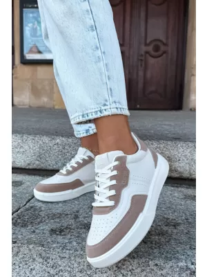 Ženske superge BIG STAR SHOES UU274275 BELA/BEŽ