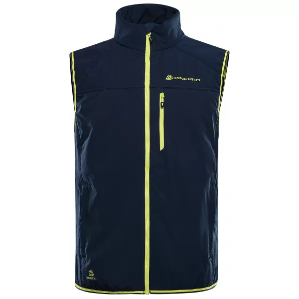  Moški telovnik ALPINE PRO NERC 2 Z MESEČINO OBSIJAN OCEAN 