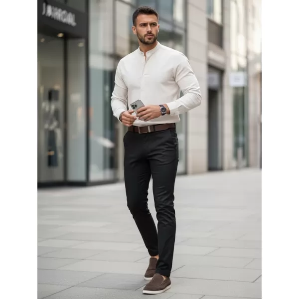  Moške hlače DSTREET UX4484 ČRNA 