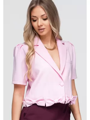 Ženska jakna OMBRE OW-BL-E0002 ROZA