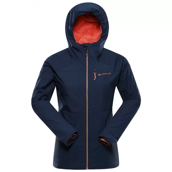  Ženska zunanja jakna ALPINE PRO TEMUNA Z MESEČINO OBSIJAN OCEAN 