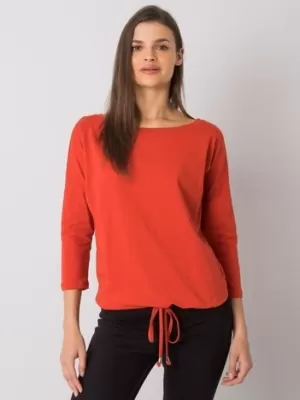 Ženska bluza BASIC FEEL GOOD RV-BZ-4691.37P TEMNO ORANŽNA