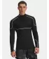 Moška majica s kratkimi rokavi UNDER ARMOUR COLD WEATHER GRID LS MOCK 6007127-001 ČRNA