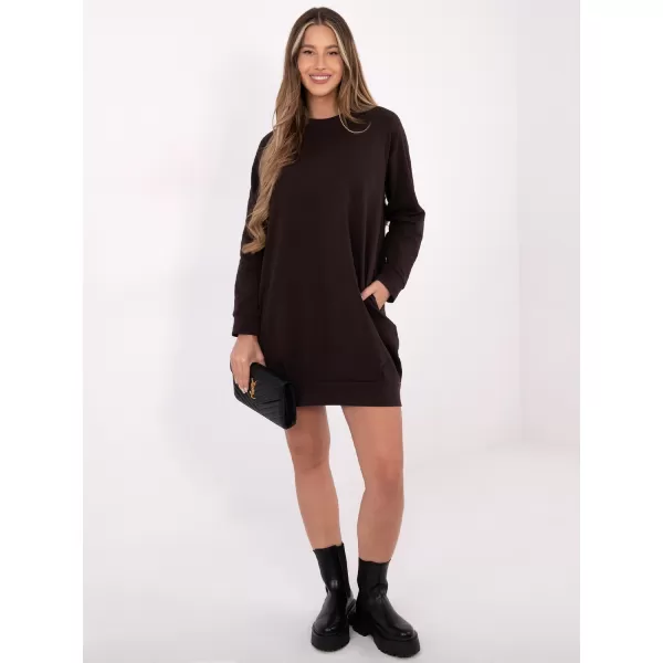  Obleka BASIC FEEL GOOD RV-TU-5184.93P TEMNO RJAVA 