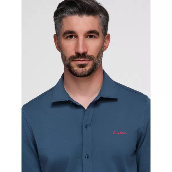  Moška srajca OMBRE K697 DENIM 