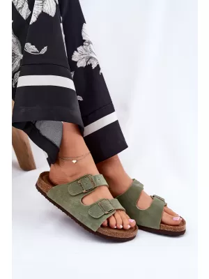 Ženski copati BIG STAR SHOES RR274A393 ZELENA