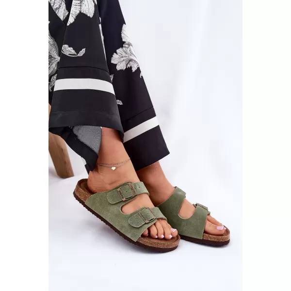  Ženski copati BIG STAR SHOES RR274A393 ZELENA 