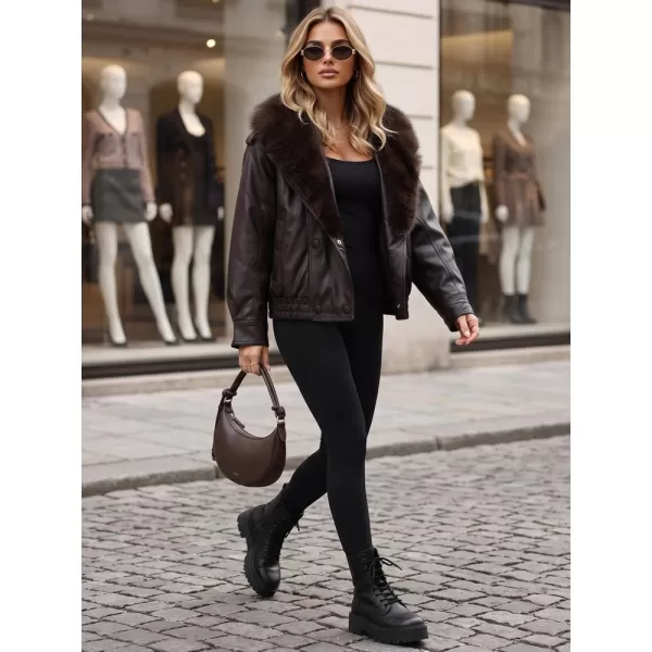  Ženska jakna DSTREET TY6027 RJAVA 