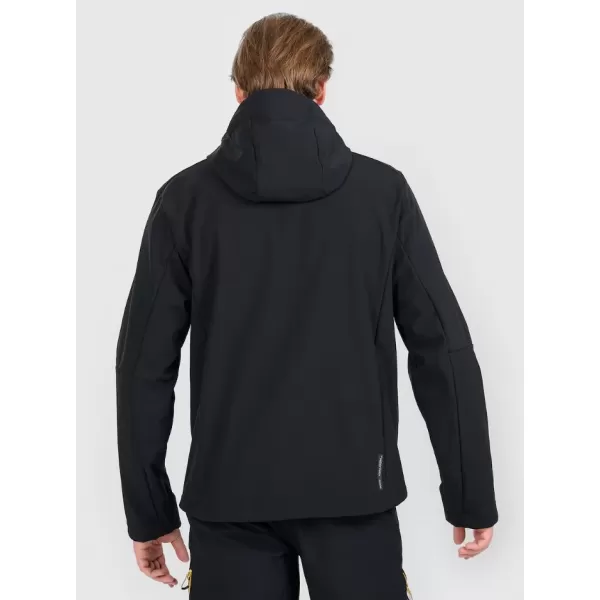  Moška softshell jakna 4F RAW25TSOFM506 GLOBOKO ČRNA 
