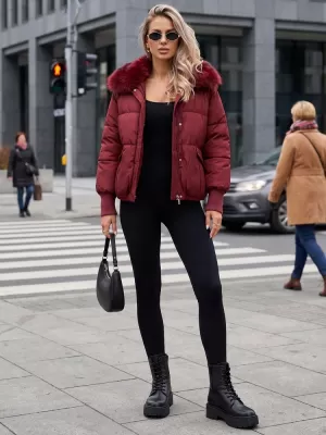 Ženska jakna DSTREET TY5817 BORDO