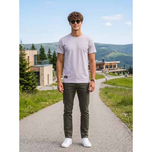  Moška majica s kratkimi rokavi ALTISPORT NP/ALMST20001 NEŽNO SIVA 