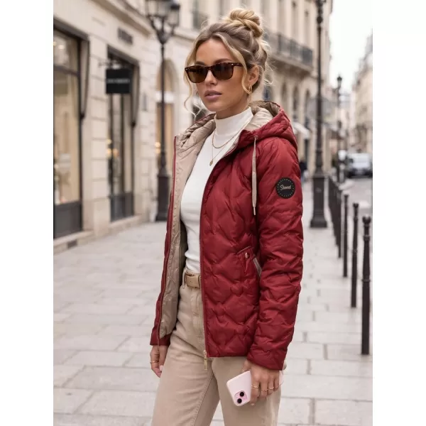  Ženska jakna DSTREET TY5885 BORDO 