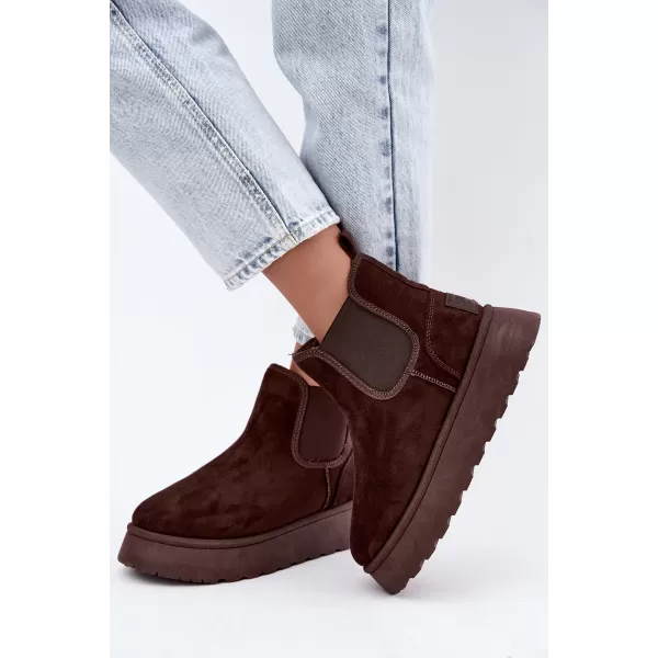  Ženski čevlji BIG STAR SHOES UU274174 RJAVE/BEŽ SENCE 