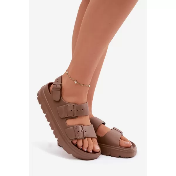  Ženske sandale BIG STAR SHOES TT274A035 RJAVA/BEŽ 