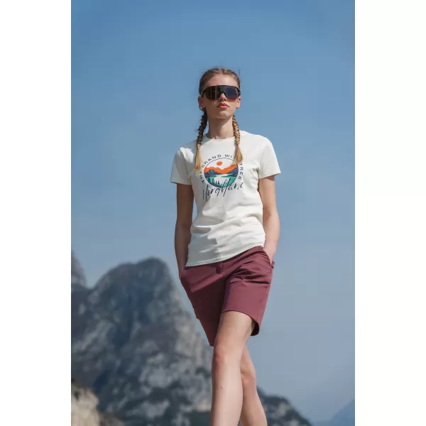  Ženska majica s kratkimi rokavi NORDBLANC STARLIGHT NBSLT8176 BELA 