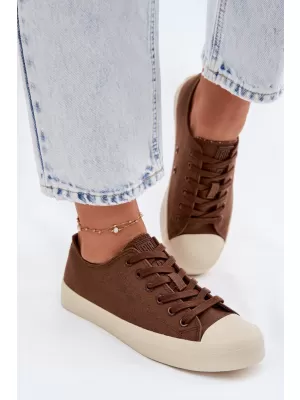 Ženske superge BIG STAR SHOES TT274123 RJAVA/BEŽ