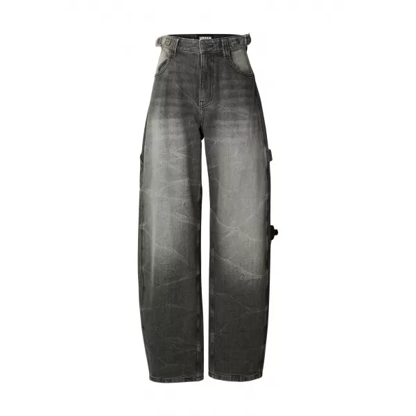  Ženske hlače URBAN CLASSICS TB8140 ČRNO OPRANO 