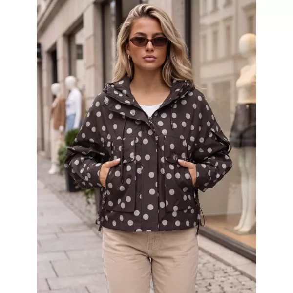  Ženska jakna DSTREET TY6036 RJAVA 