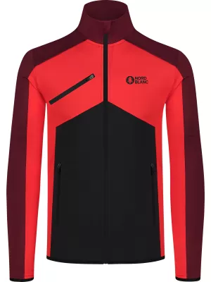 Moški powerfleece pulover NORDBLANC CUSP NBSFM8334 RDEČA
