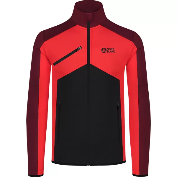  Moški powerfleece pulover NORDBLANC CUSP NBSFM8334 RDEČA 