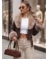 Ženska jakna DSTREET TY5979 RJAVA