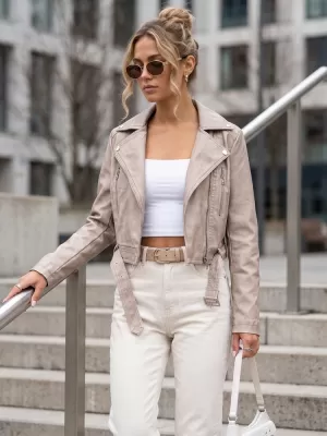 Ženska jakna DSTREET TY5719 KAKI