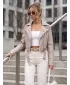 Ženska jakna DSTREET TY5719 KAKI