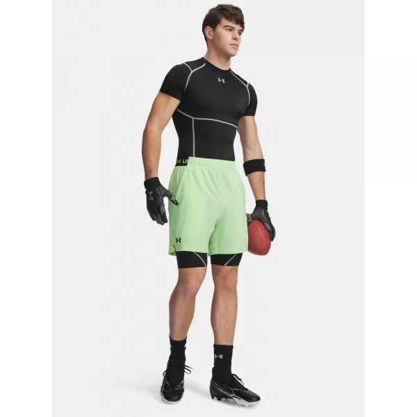  Moške kratke hlače UNDER ARMOUR UA VANISH WOVEN 6IN SHORTS 1373718-712 ZELENA 