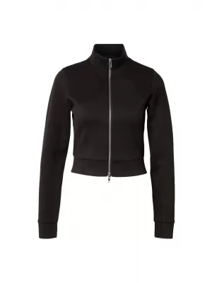 Ženska trenirka jakna URBAN CLASSICS TB8135-00007 ČRNA
