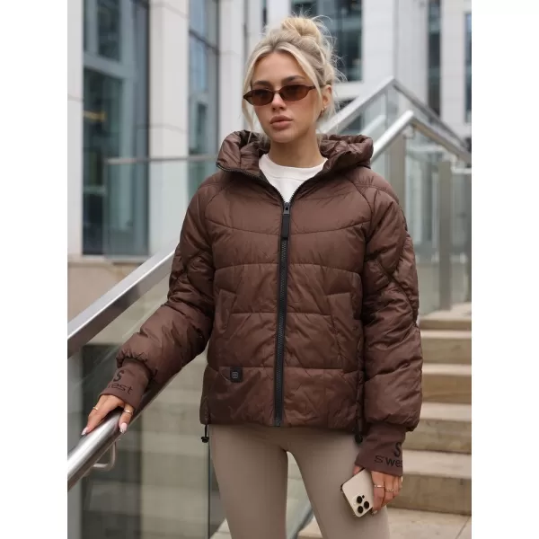  Ženska jakna DSTREET TY5760 RJAVA 