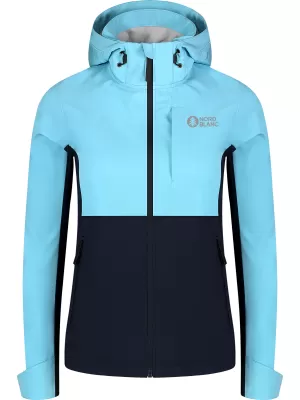 Ženska softshell jakna NORDBLANC BLINK NBSSL8320 SVETLO MODRA