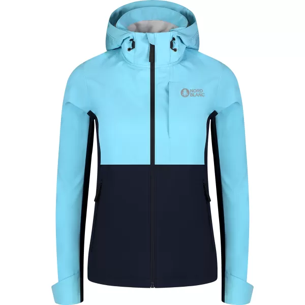  Ženska softshell jakna NORDBLANC BLINK NBSSL8320 SVETLO MODRA 