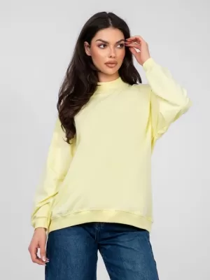 Ženski pulover BASIC FEEL GOOD RV-BL-5185.93P SVETLO RUMENA