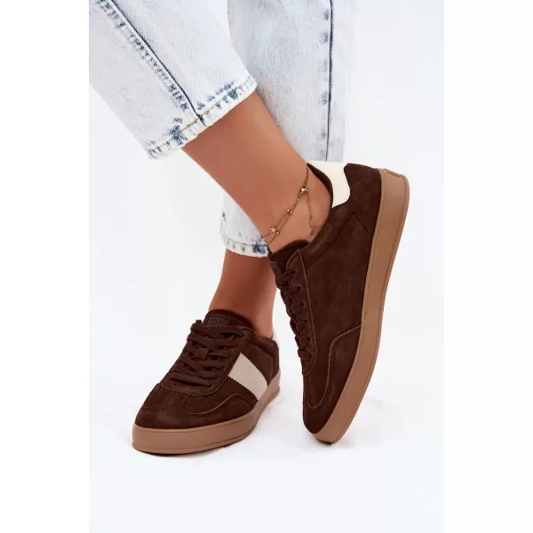  Ženske superge BIG STAR SHOES UU274008 RJAVA/BEŽ 
