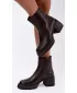 Ženski gležnjarji D&A CR62-3369 TEMNO RJAVA