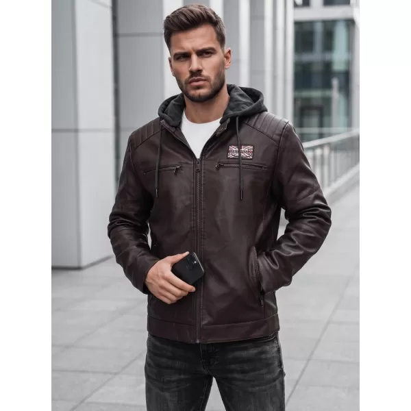  Moška jakna DSTREET TX5146 RJAVA 